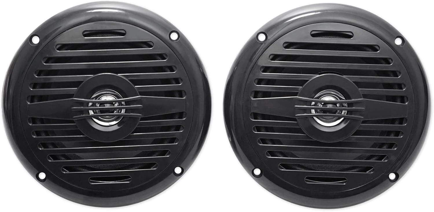 Rockville Pair MS525B 5.25" 400W Marine Boat Speakers, 4 Ohm