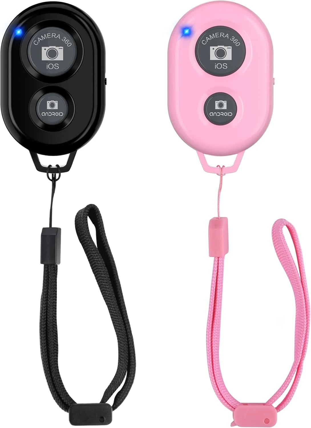 Wireless Camera Remote Shutter for Smartphones (2 Pack) by Zttopo
