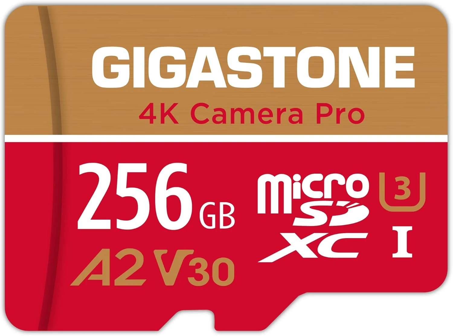 【5-Years Data Recovery】 GIGASTONE 256GB Micro SD Card, 4K Camera Pro, A2 V30