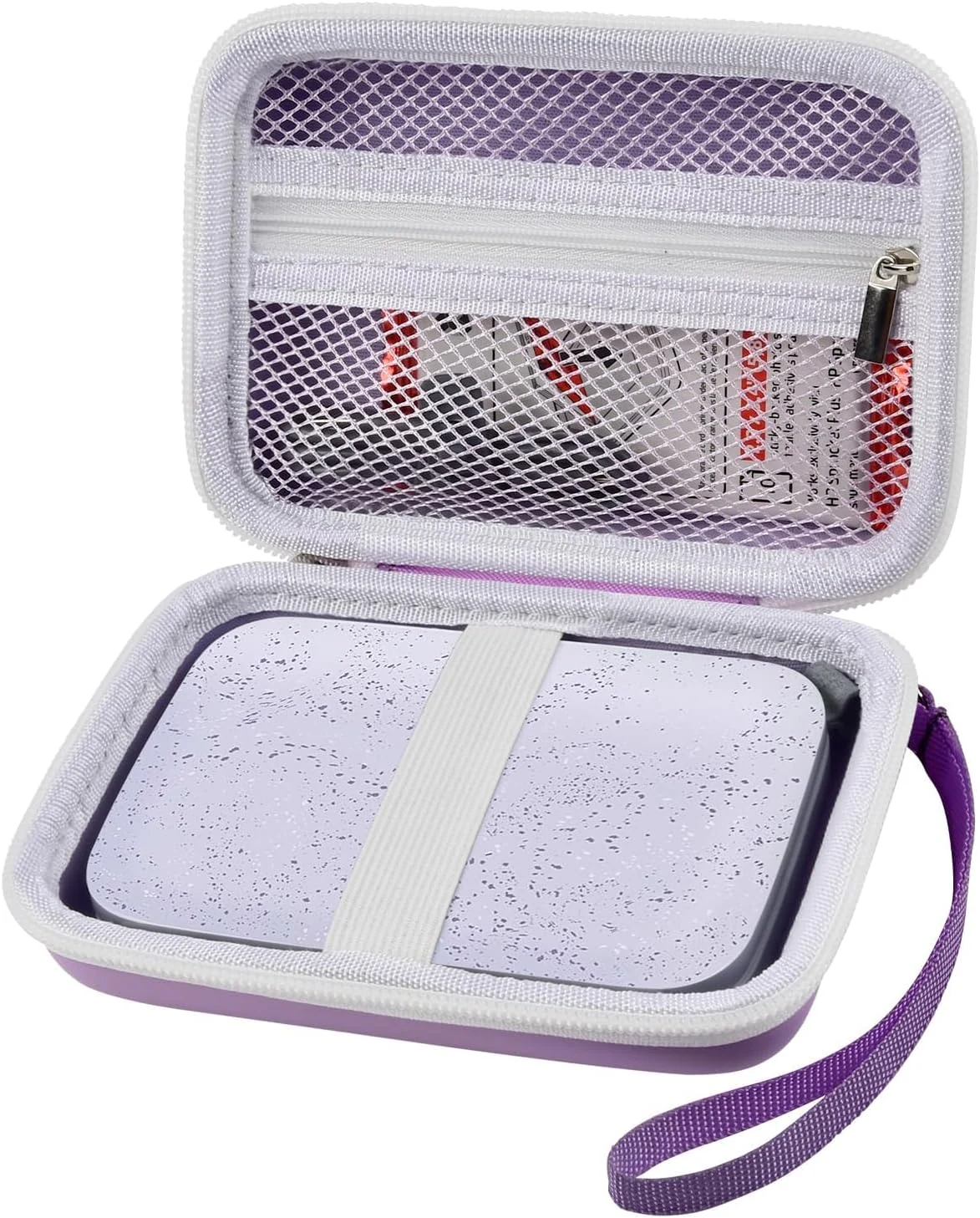 Boobowl Case Compatible with HP Sprocket Portable 2x3/ Select 2.3x3.4/ 2nd Edition Printer (Purple)