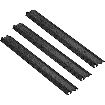 Pyle Durable Cable Protection Ramp Cover - Supports 11000lbs Single Channel Heavy Duty Hose and Cord Track Floor Protection, 39.4” x 5.11” x 0.78” Cable Concealer for Indoor Outdoor Use