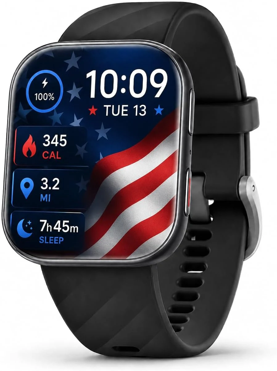 MorePro Health Fitness Tracker (Make/Answer Call), 24/7 Heart Monitor with Blood Pressure