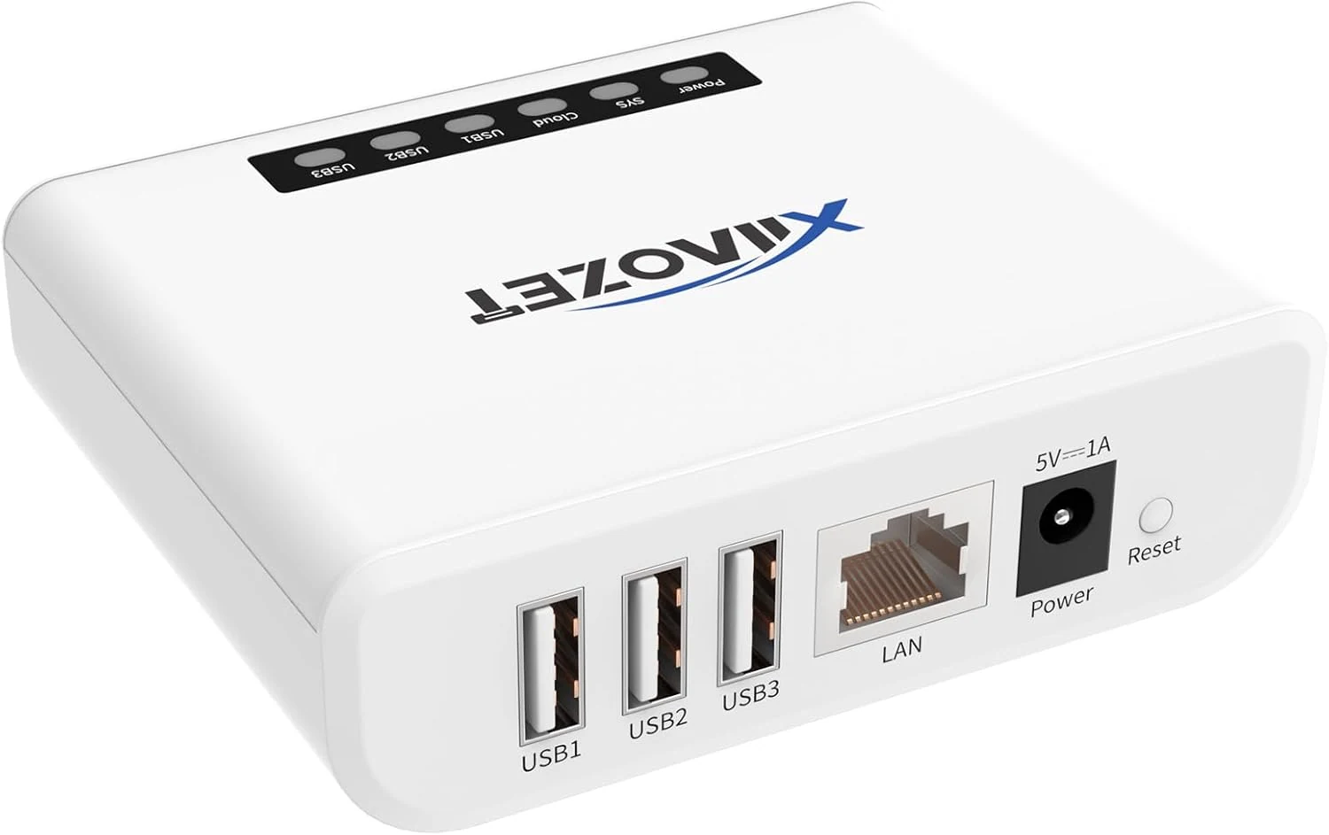 Xiiaozet Wireless Print Server for Sharing 3 USB Printers Over Local Network (LK300W)