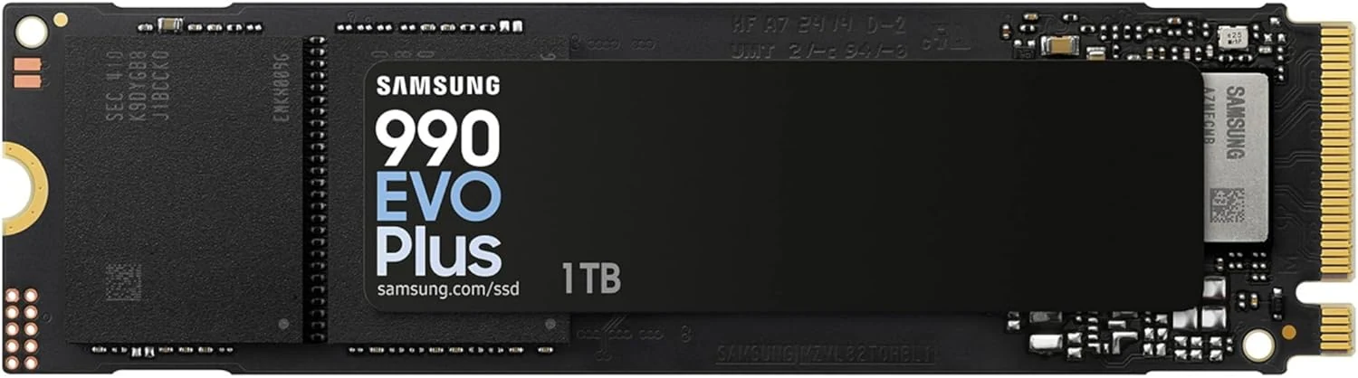 Samsung 990 EVO Plus SSD 1TB, PCIe Gen 4x4, Gen 5x2 M.2 2280