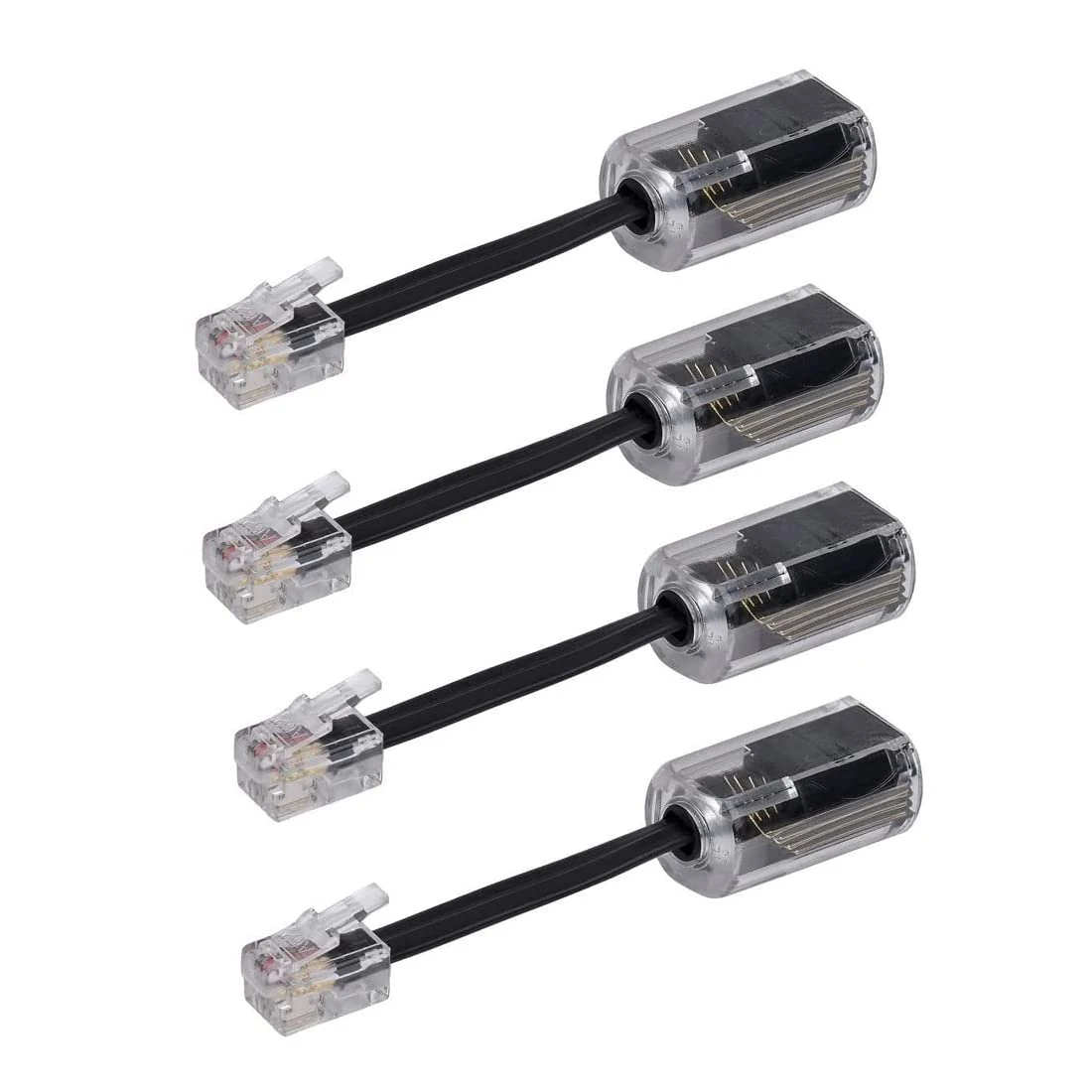 Telephone Cord Detangler, 4 Pack 360 Degree Rotating Landline Cable