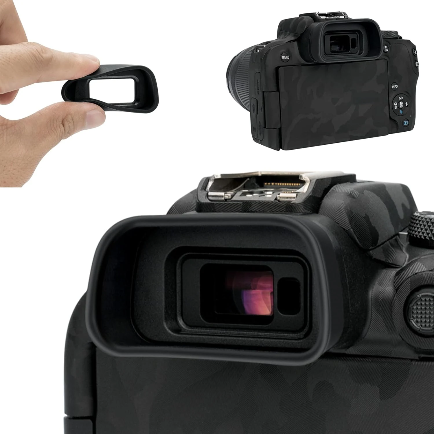 EOS R10 Eyecup Eyepiece，Soft Silicon Extended Camera Eye Cup Viewfinder review