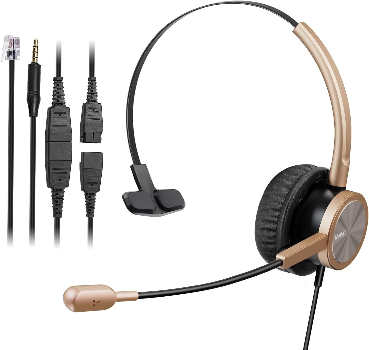 Telephone Headset with RJ9 for Cisco Phone Call Center Headset