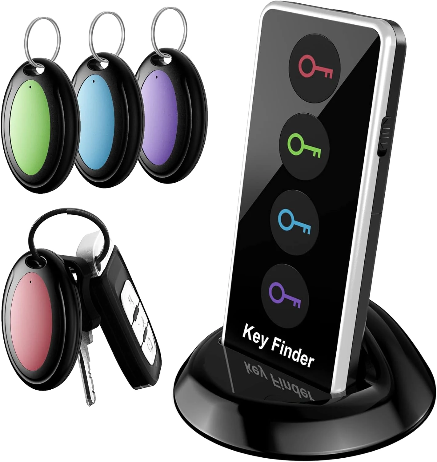 Lost Remote Finder, Remote Control Finder Locator with LED Light | 131ft RC Range Key Finder Locator