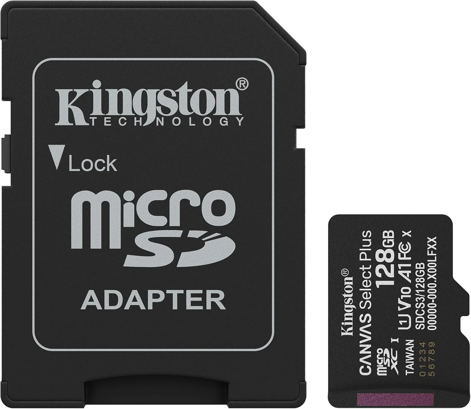 Kingston 128GB Canvas Select Plus microSD Card | up to 150MB/s, U1, V10, A1