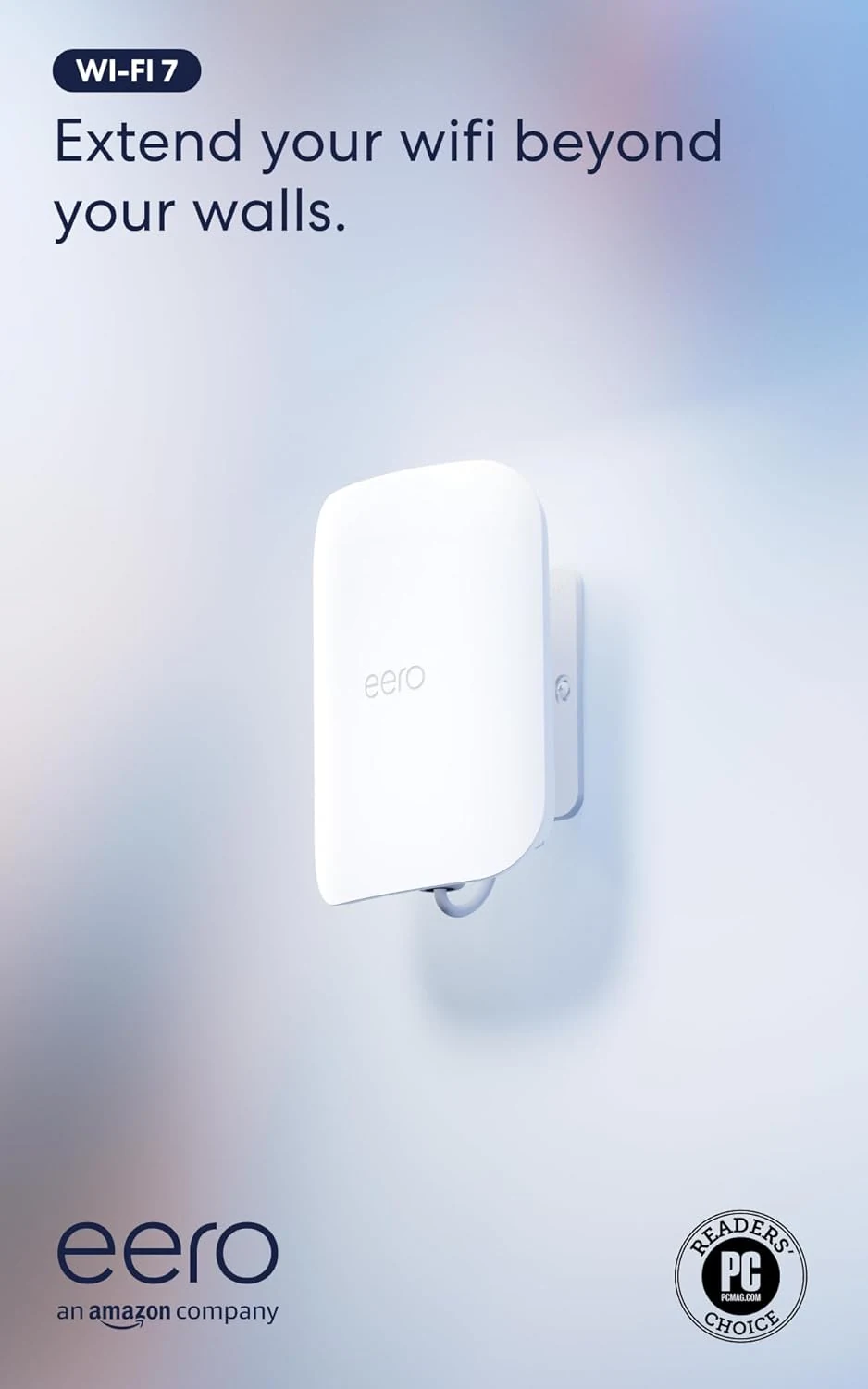 eero Outdoor 7 dual-band mesh Wi‑Fi router (IP66, up to 15,000 sq. ft., PoE+)