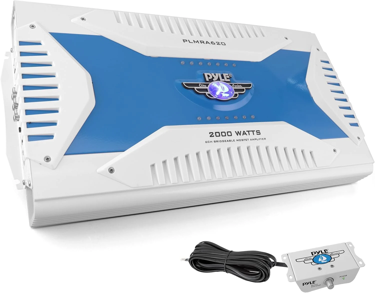 Pyle 6 Channel Marine Amplifier Receiver (PLMRA620)
