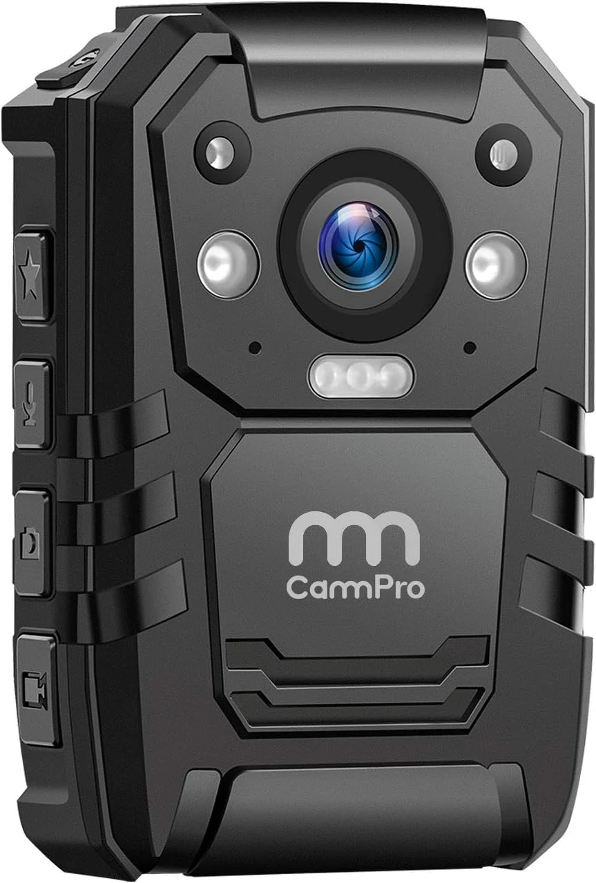 1296P HD Police Body Camera,64G Memory, CammPro I826 Premium Portable Body Camera