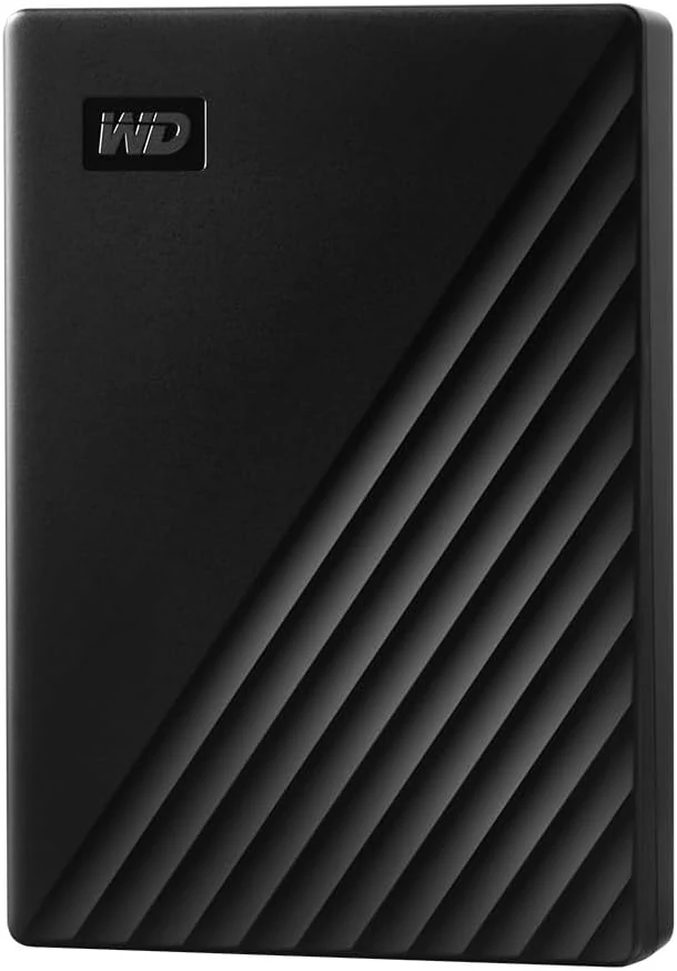 WD 5TB My Passport (Black) portable external hard drive with password protection