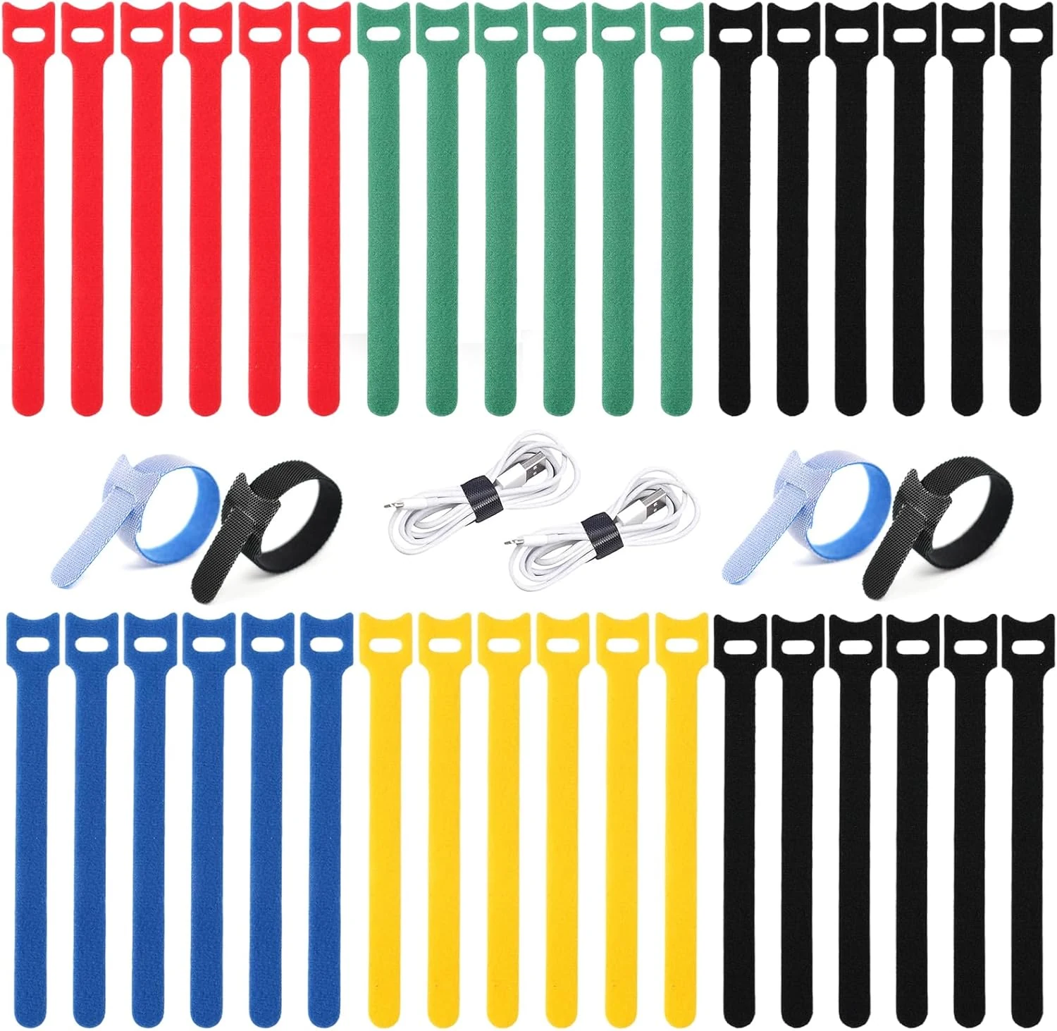BALABALA 100PCS Cable Ties 6 Inch