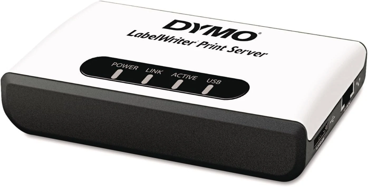 DYMO LabelWriter Print Server, Direct Thermal Output, Wireless Network for Label Makers