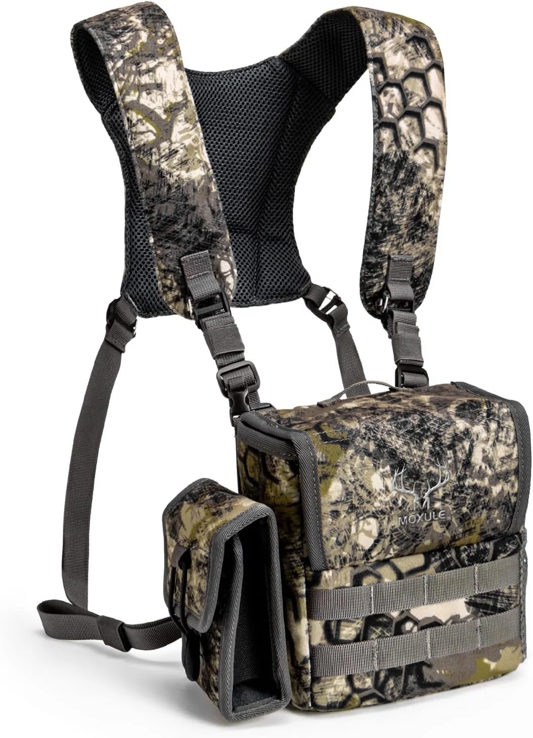 MOXULE Binocular Harness Chest Pack (Bino Case with Rangefinder Pouch)