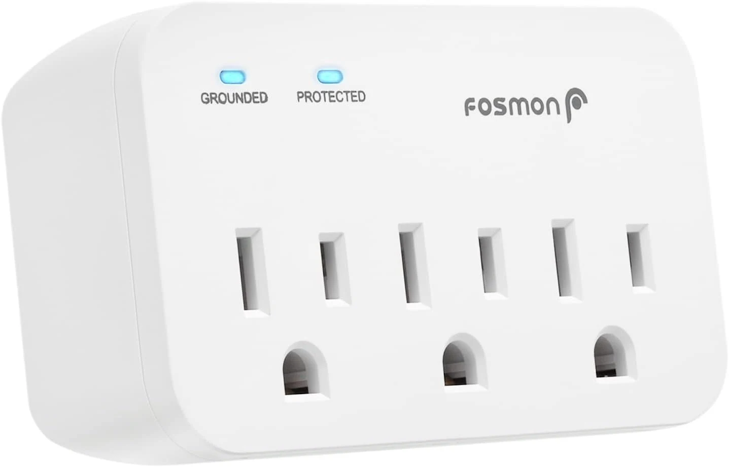 Fosmon Refrigerator Surge Protector, 3 Outlet Heavy Duty Appliance Surge Protector (1200J, 1875W)