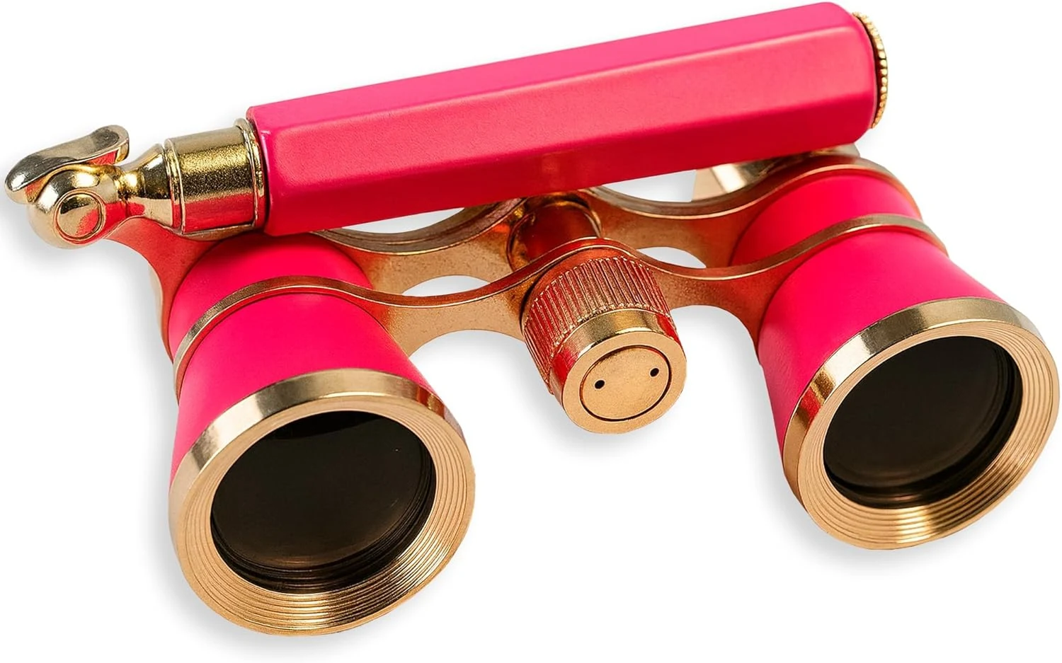 HQRP 3 x 25 Opera Glasses Theater Binoculars, Rose/Pink-Pearl with Crystal Clear Optic (CCO)