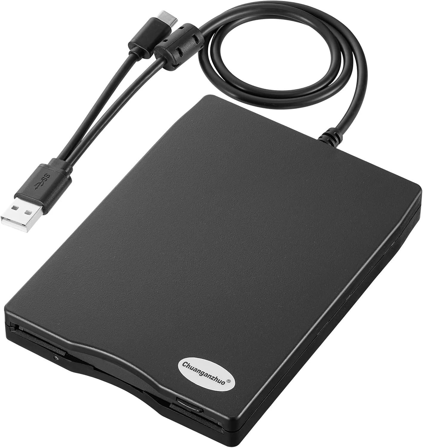 Chuanganzhuo Floppy Disk Reader 3.5 inch USB Floppy Disk Drive External