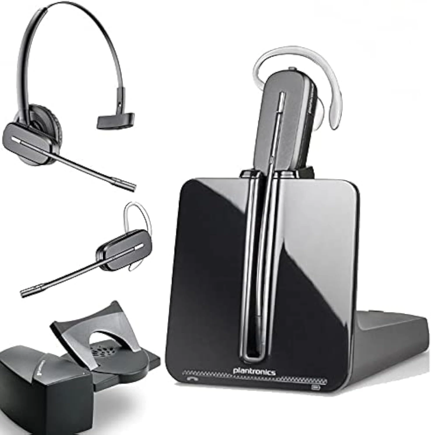 Plantronics CS540 Wireless Headset with Savi HL10 Straight Plug Lifter