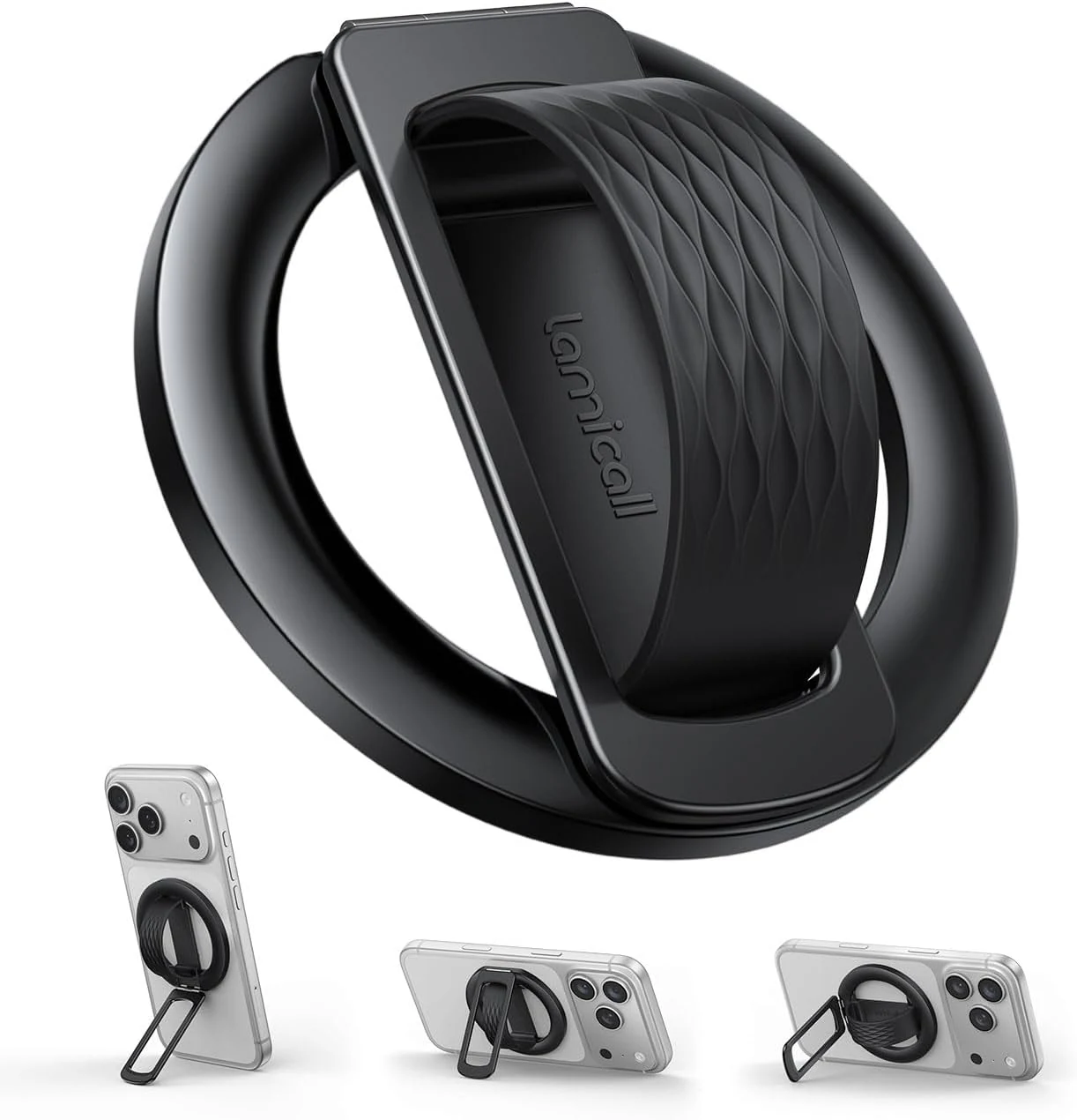 Lamicall Comfortable Silicone Finger Loop Magnetic Phone Grip for MagSafe