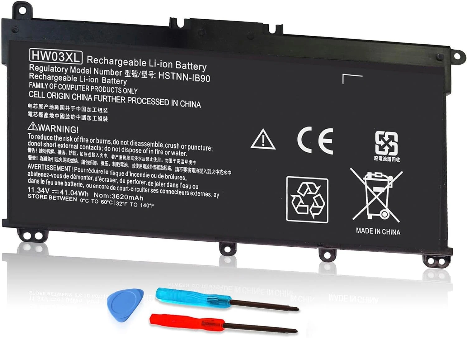HW03XL L97300-005 Laptop Battery for HP Pavilion 15-EG 15-EH 17-CN 17-CP