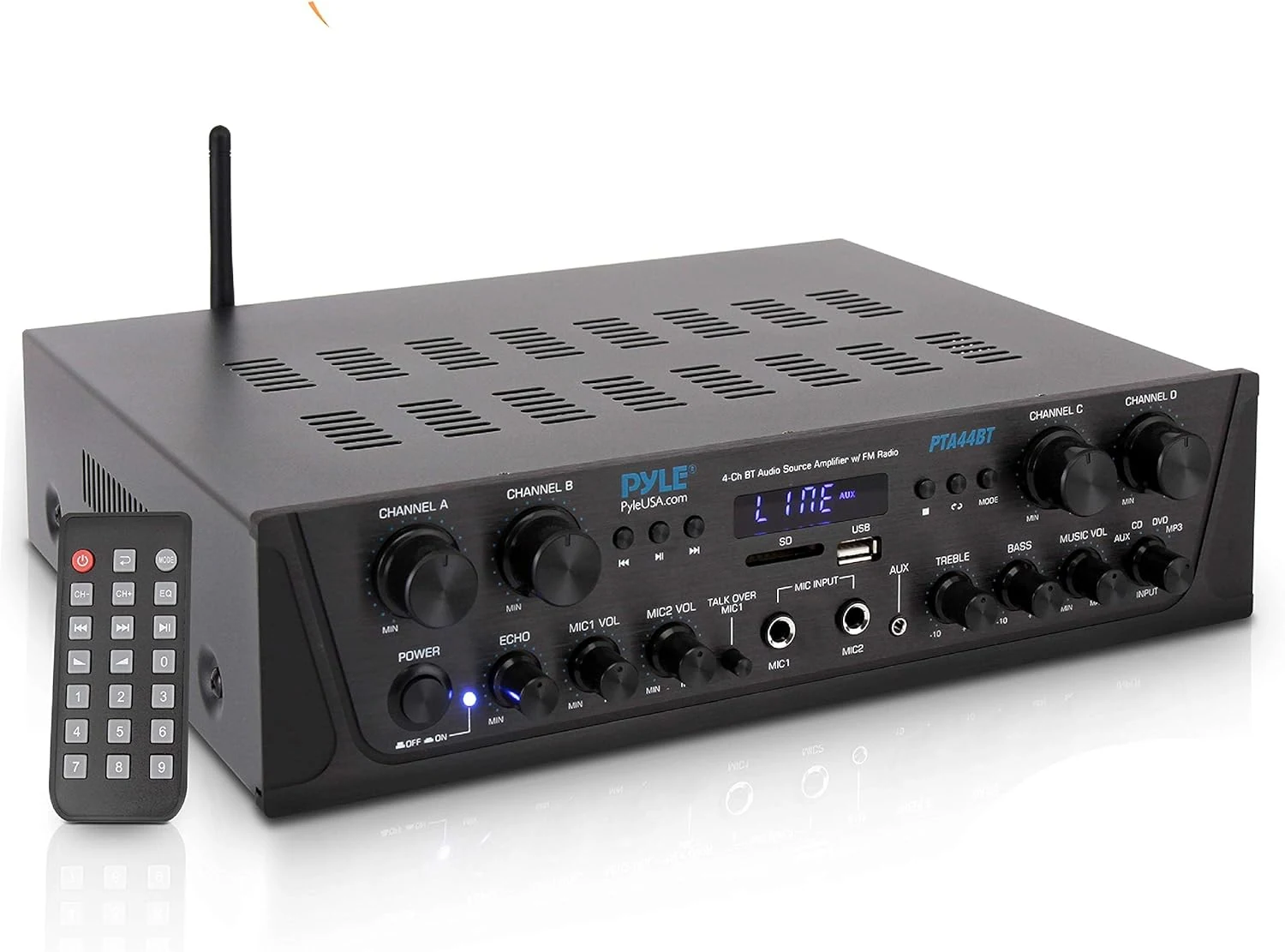 Pyle 500W Karaoke Amplifier with Bluetooth (PTA44BT.5)