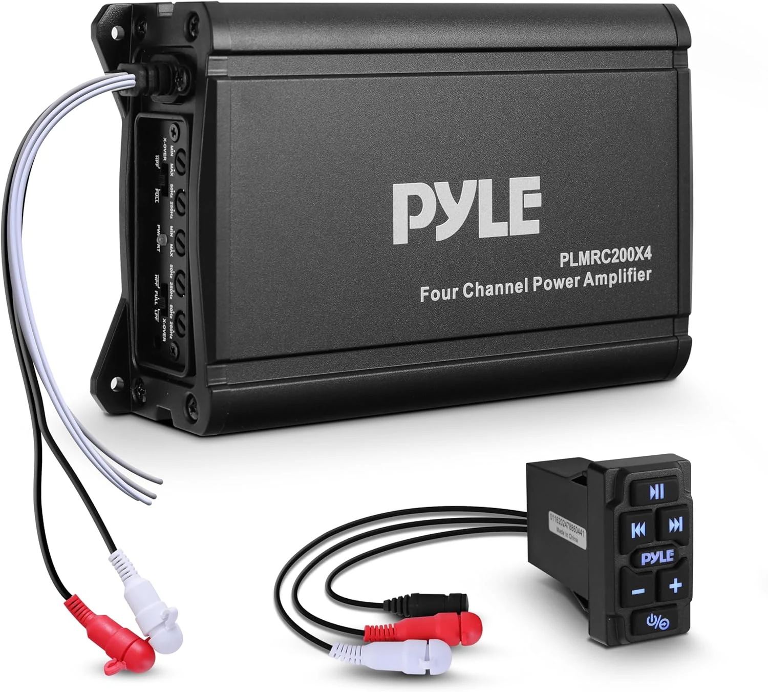 Pyle 4 Channel Waterproof Rated Marine Amplifier, 600 WATT Max
