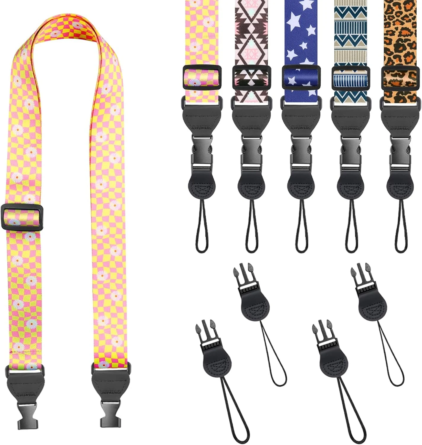FIEIL Checkerboard Daisy Shoulder Strap, Adjustable Camera Strap with 2 review