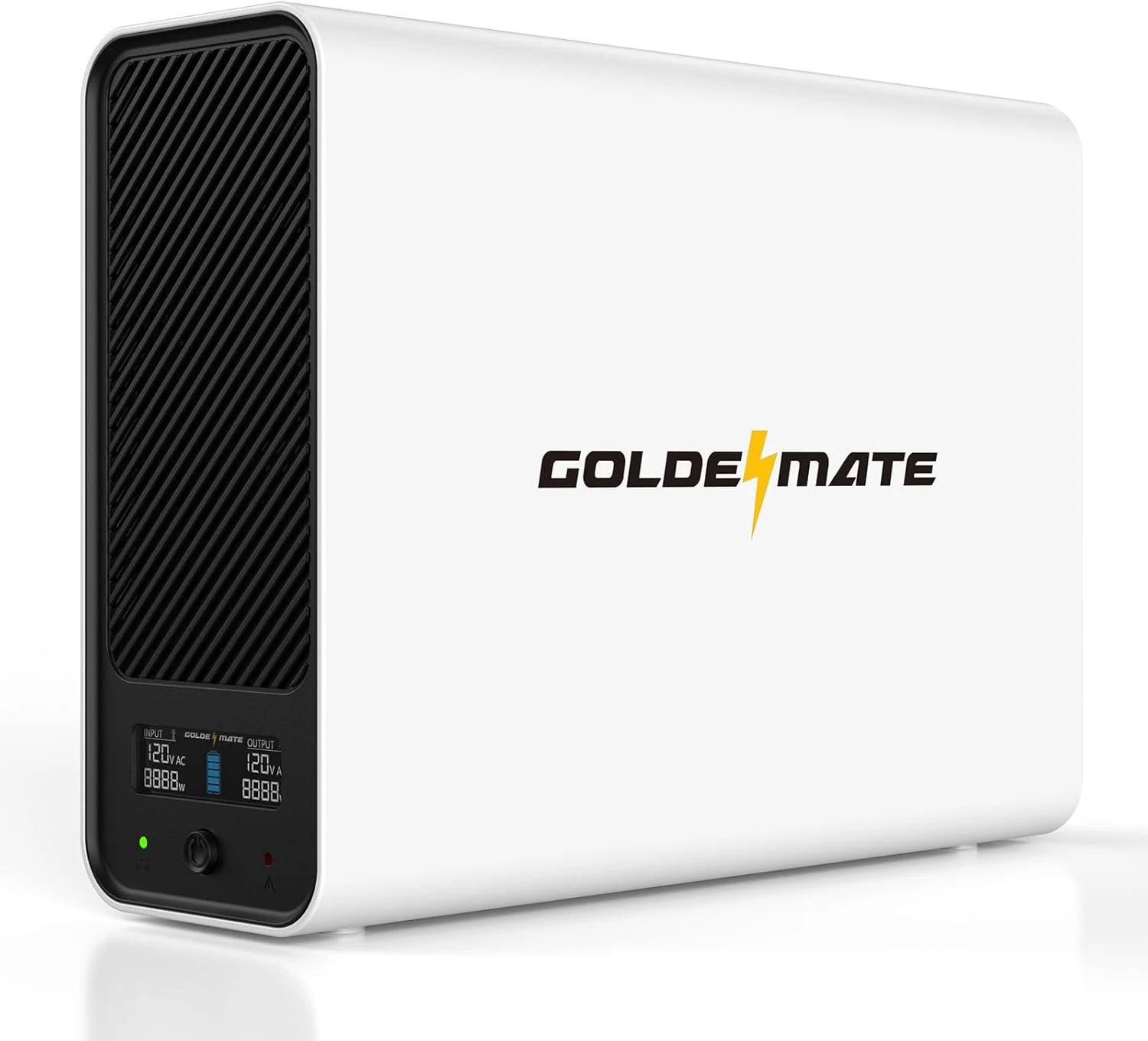GOLDENMATE 1000VA/800W Lithium UPS Battery Backup and Surge Protector, Sinewave