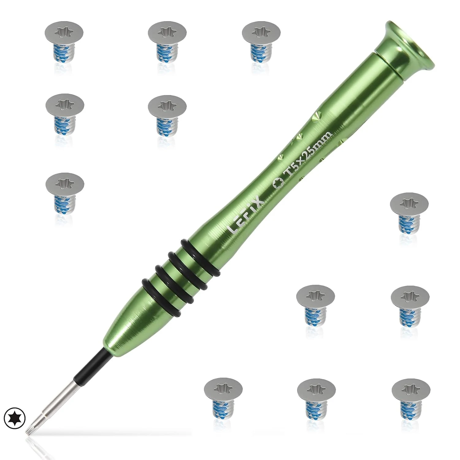 LeFix 12PCS M2x3 Torx T5 Screws + 1 Screwdriver Compatible