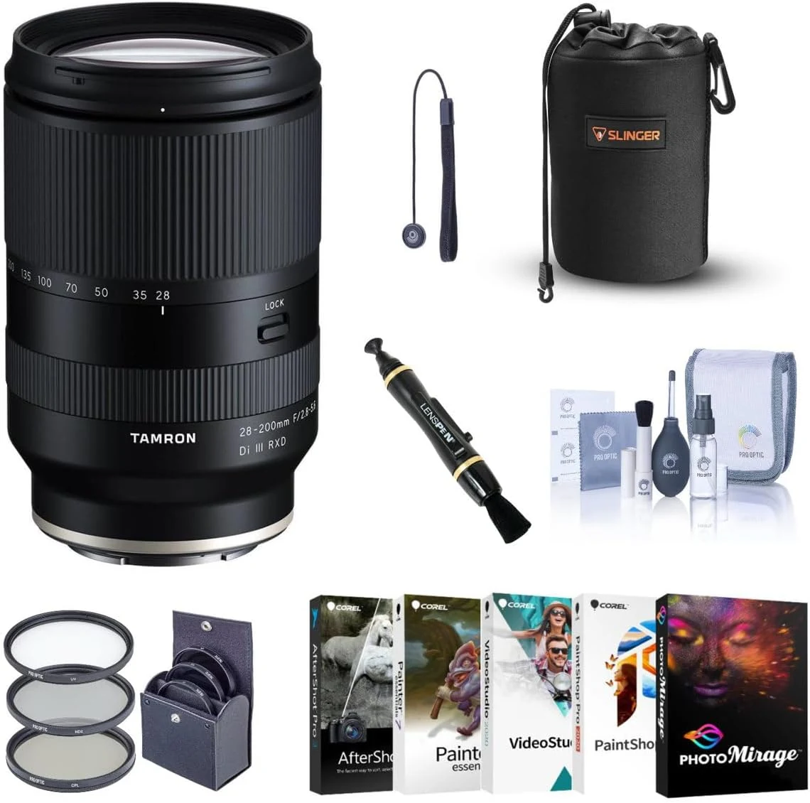 Tamron 28-200mm f/2.8-5.6 Di III RXD Lens for Sony E