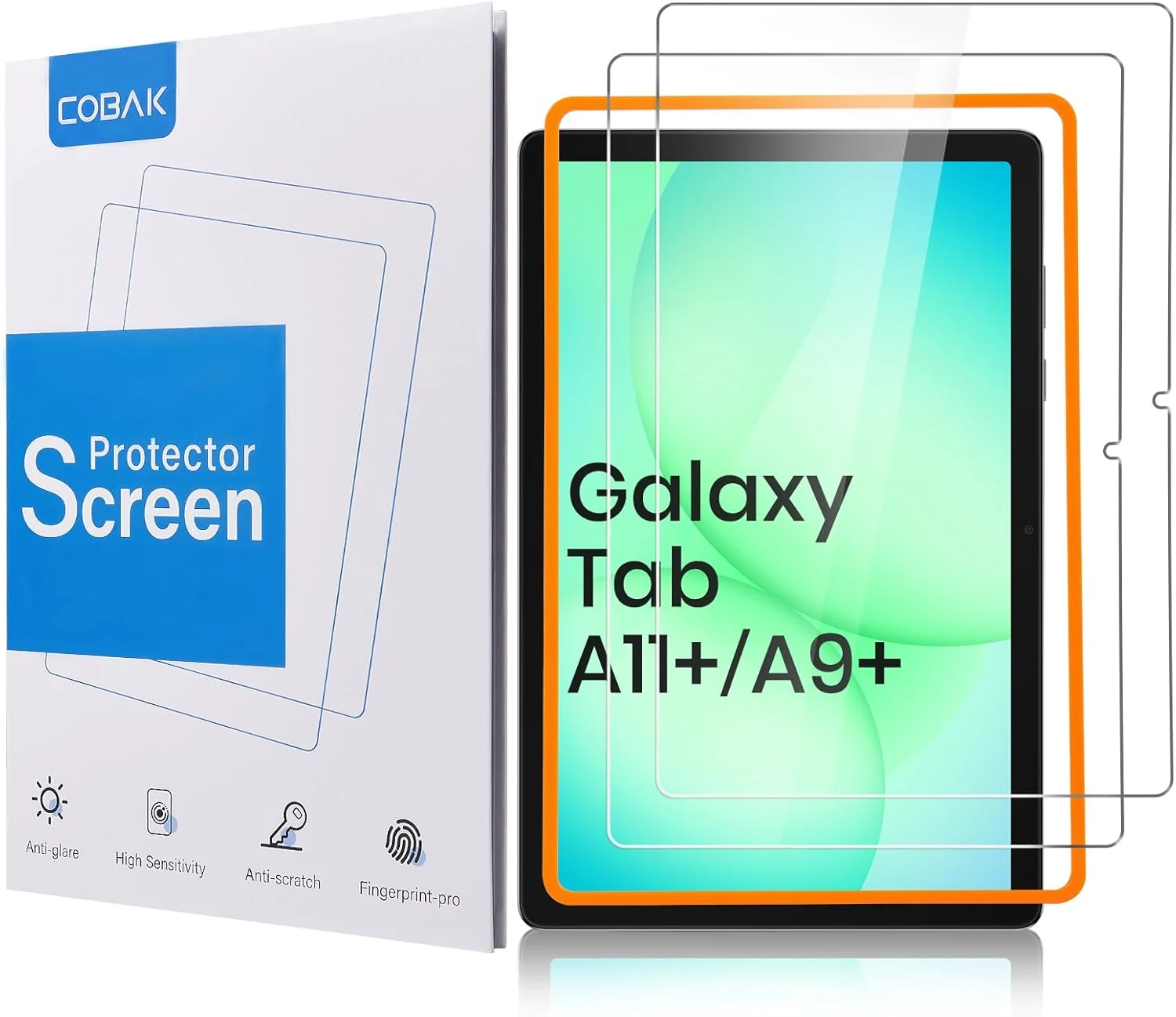 CoBak 2-Pack Tempered Glass Screen Protector for Samsung Galaxy Tab review
