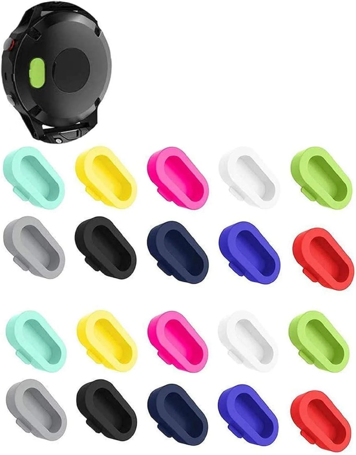 20 Pcs Colorful Charger Port Protectors Compatible with Fenix 6X 6S review