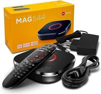 Infomir *New* 2024 Genuine Mag 544W3 4K Linux 4.9 Box (MAG544)