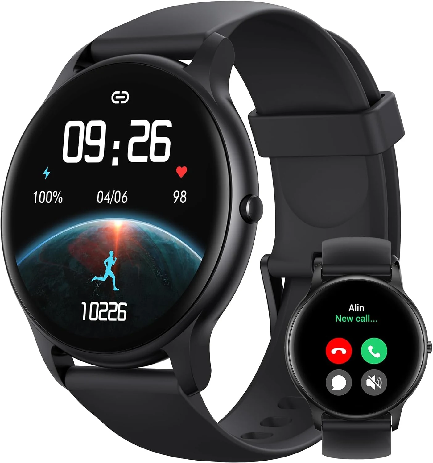 Parsonver Smart Watch for Men Women(Answer/Make Calls), HD Screen Fitness Tracker (IP68)