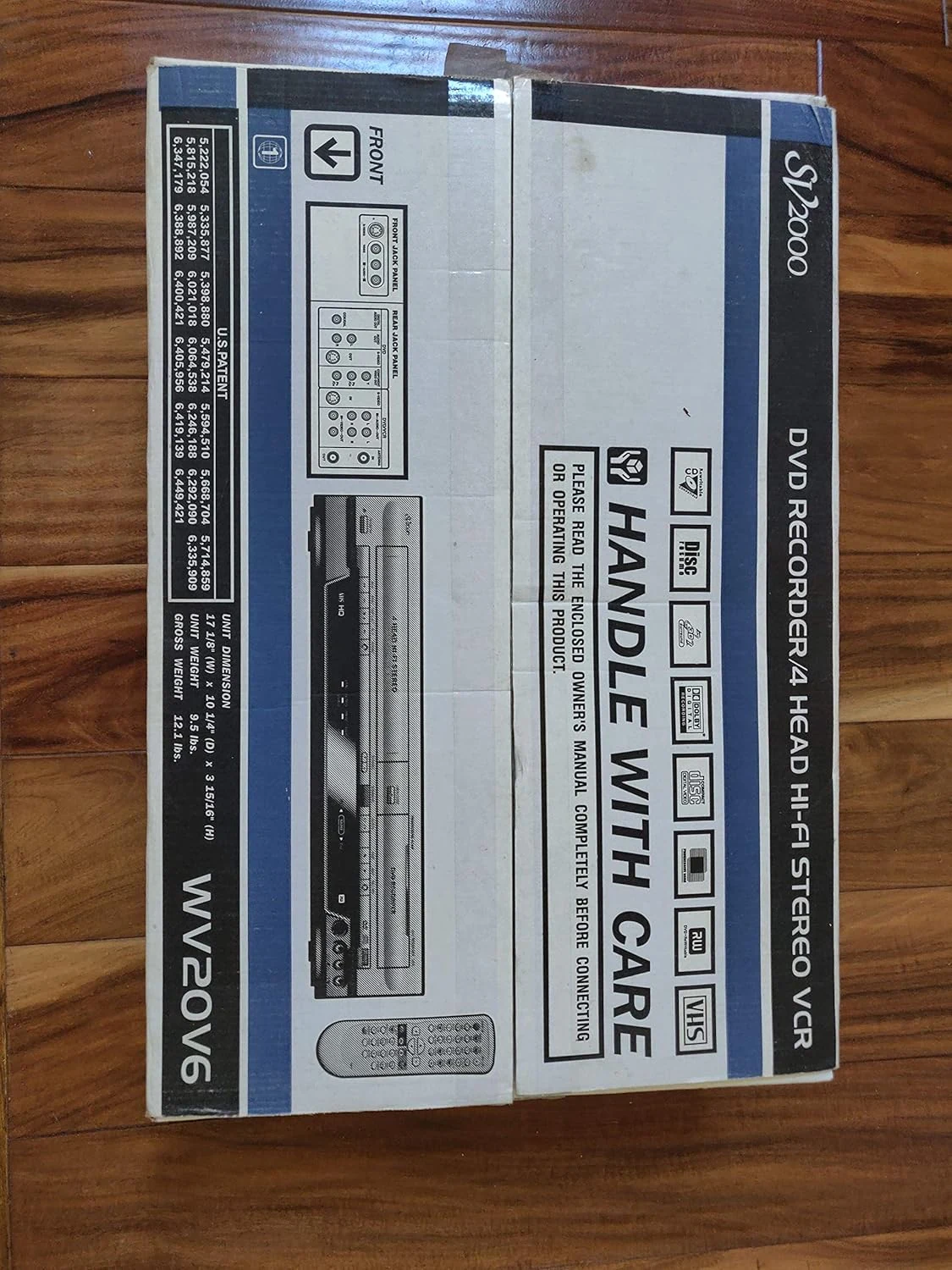 Funai WV20V6 SV2000 DVD Recorder and VCR Combo