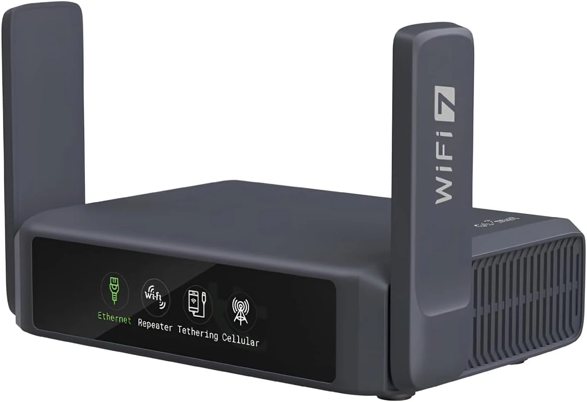 GL.iNet GL-BE3600 (Slate 7) Portable Travel Router, Pocket Dual-Band Wi-Fi 7
