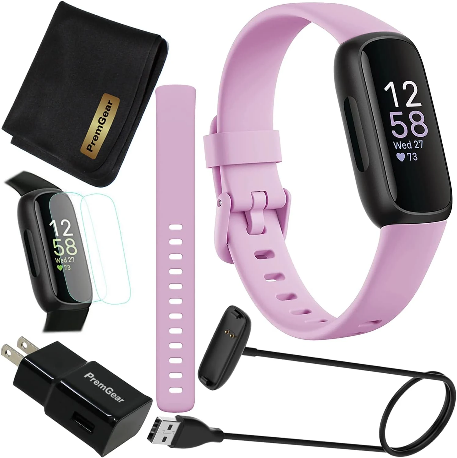Fitbit Inspire 3 Health & Fitness Activity Tracker (Lilac Bliss)