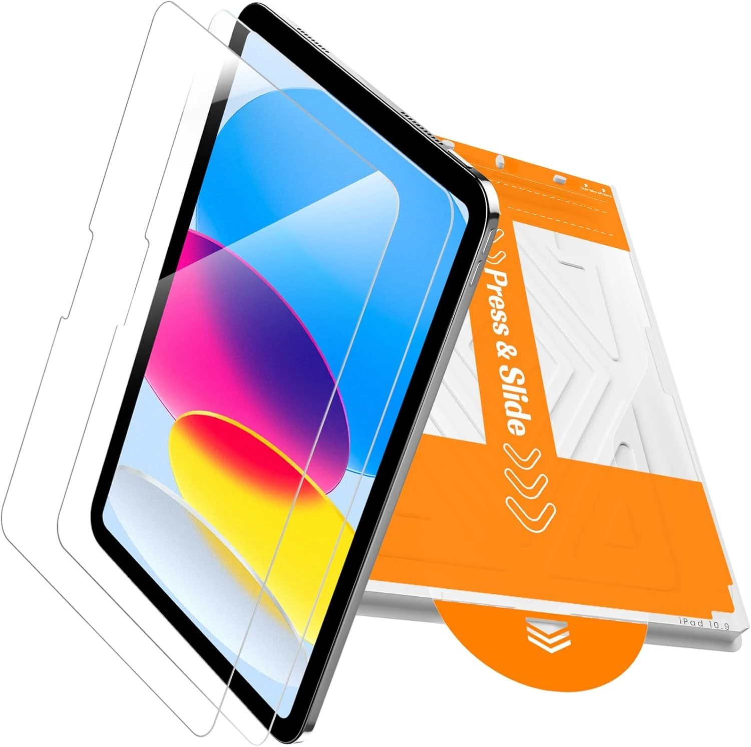 PandaShield 2 Pack for iPad 11th/10th Gen. (A16 2025/2022, 11/10.9 inch) 9H+ Tempered Glass Screen Protector