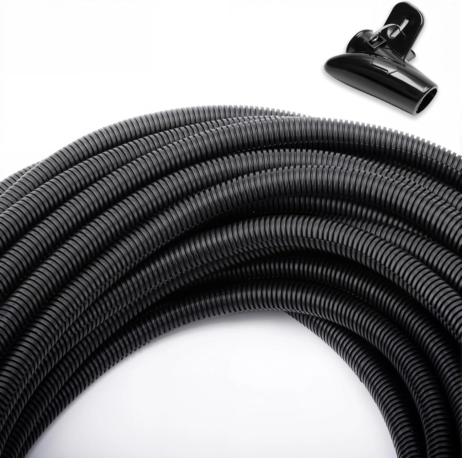 ZhiYo 50 FT 1/2" Wire Loom Split Tubing Auto Wire Conduit