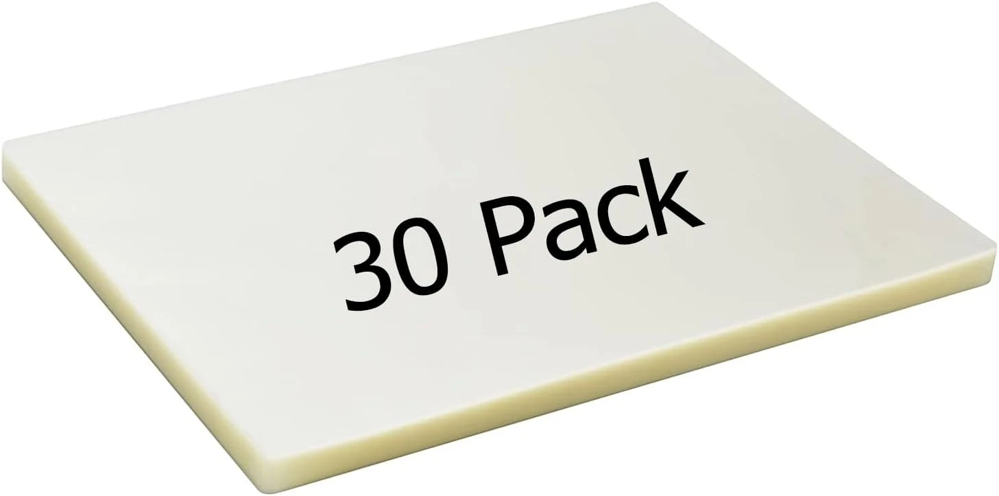 5 Mil Thermal Laminating Sheets 30 Packs, 9” x 11.5” Clear Laminating Pouches