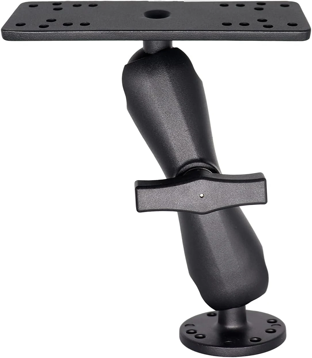 WINDFRD Aluminum Fish Finder Mount with 1.5" / C Size Ball (Marine Medium Arm)