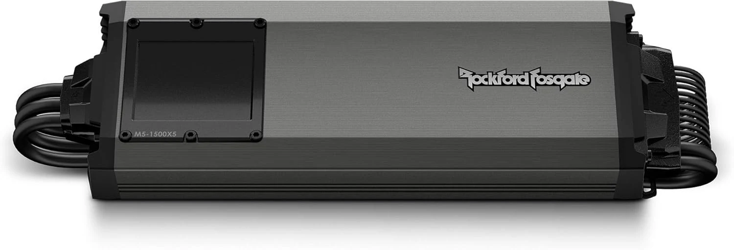 Rockford Fosgate M5-1500X5 IPX6 Element Ready 1500-Watt 5-Channel Marine Amplifier
