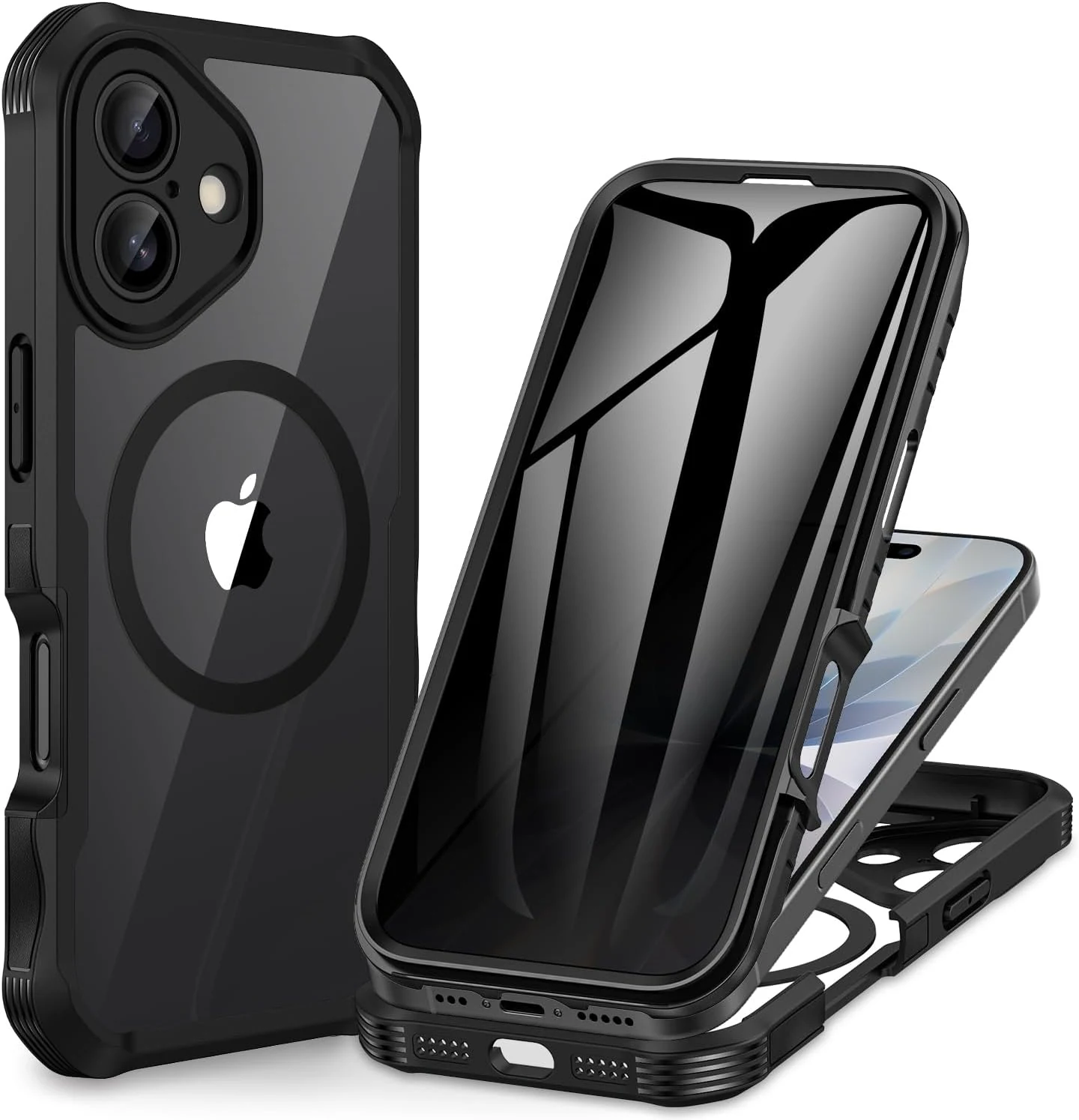 CENHUFO Magnetic Privacy for iPhone 17 Case [Compatible with Magsafe]