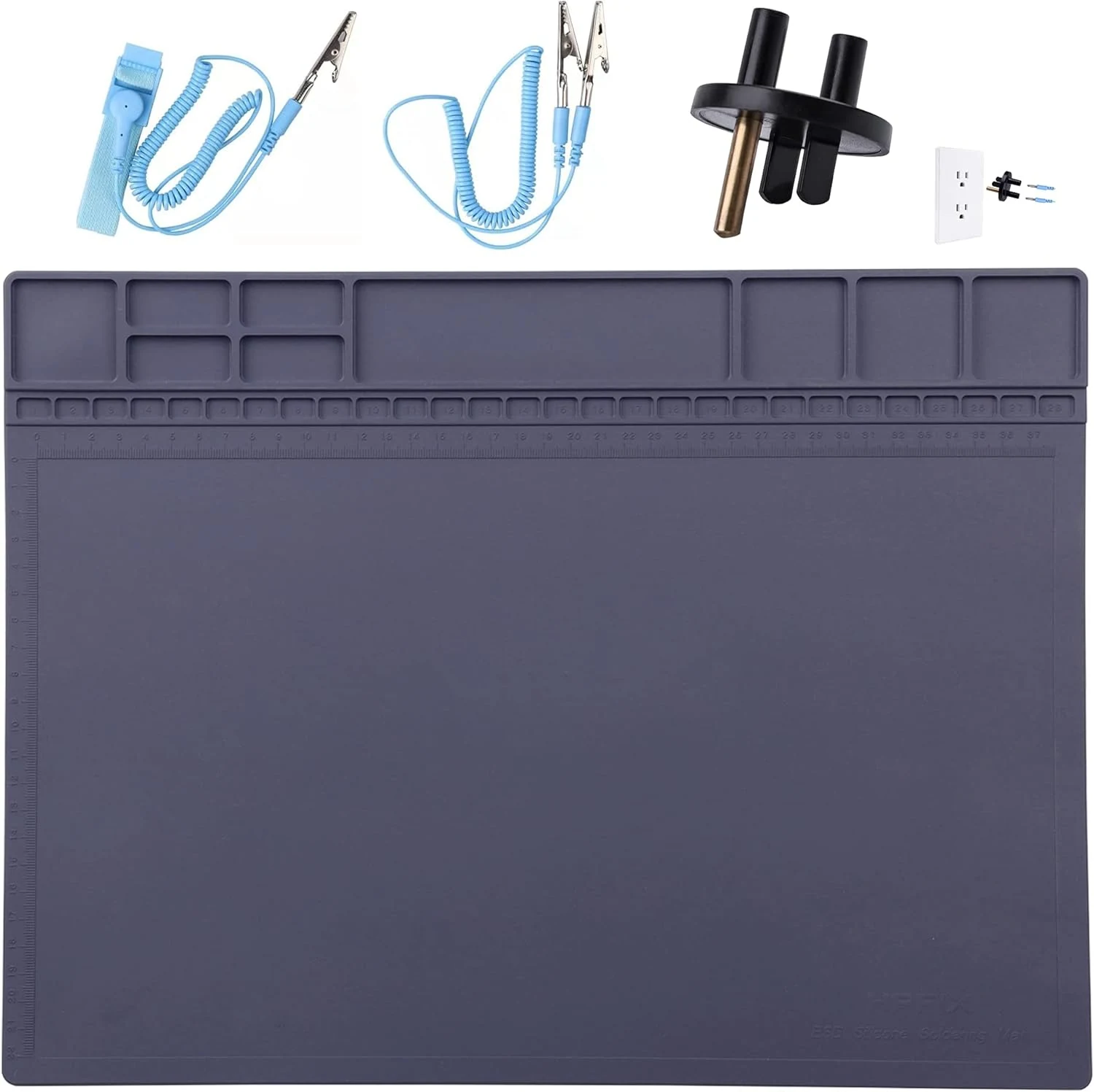 HPFIX Anti-Static Mat ESD Safe for Electronic Includes ESD Wristband and Grounding Wire