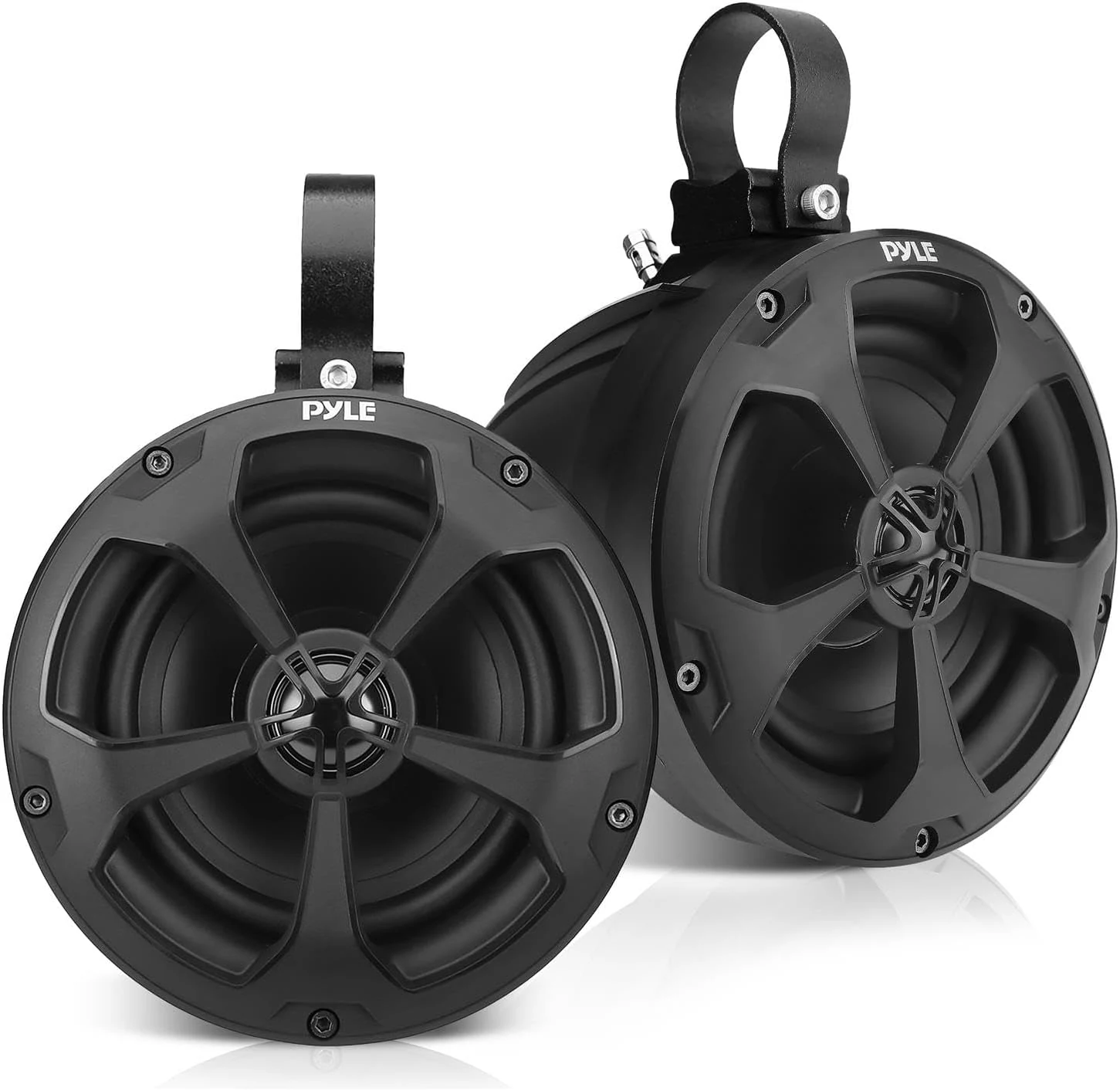 Pyle PLUTV51BK 2-Way Dual Waterproof Off-Road Speakers (5.25-inch 1000W marine-grade wake tower system)
