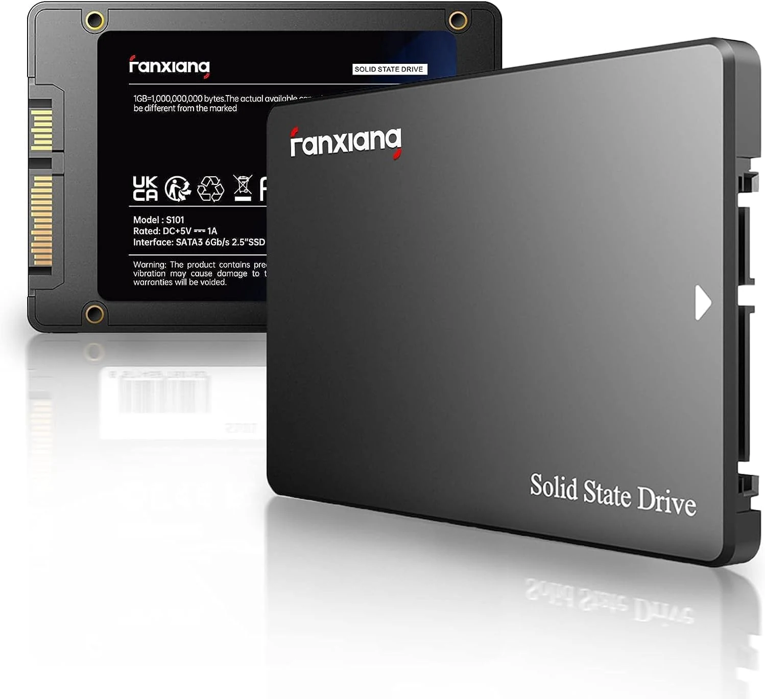 fanxiang S101 1TB SSD SATA SSD 1TB Internal Solid State Drive SATA III 6Gb/s 2.5" SSD