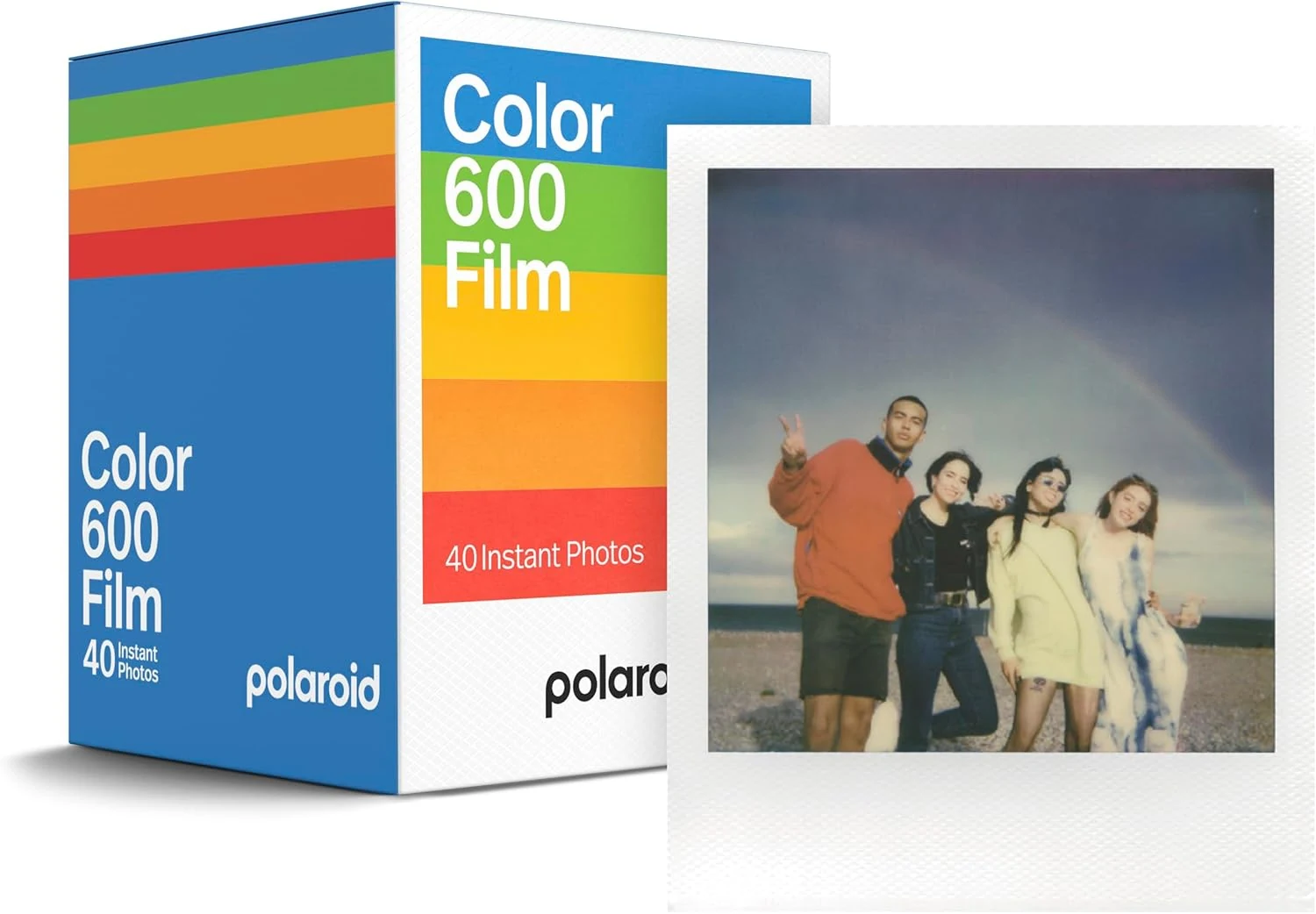 Polaroid Color Film for 600 x40 Pack, 40 Photos (6013), Instant Photo