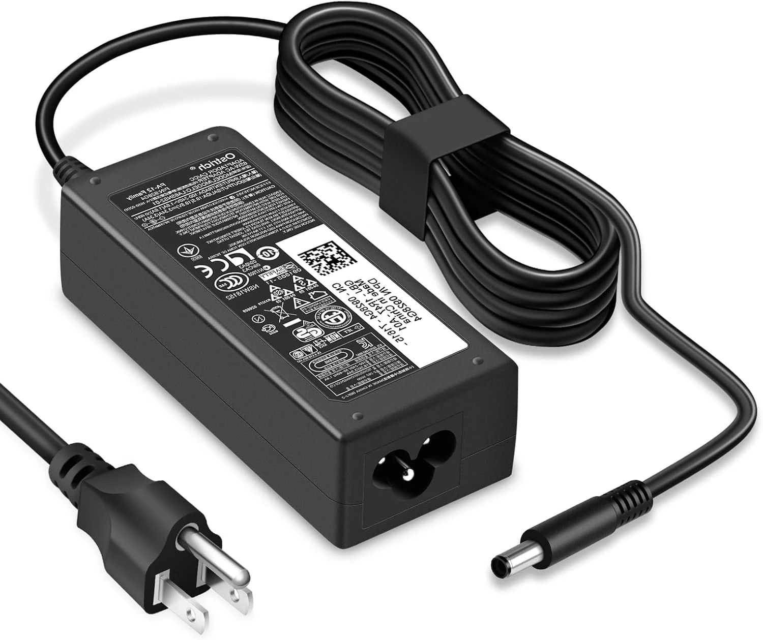 Ostrich Charger Compatible with Dell Laptop Computer 65W 45W Round Tip Power Adapter